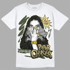 Jordan 4 Retro SE Craft Medium Olive DopeSkill T-Shirt NPC Graphic Streetwear - White