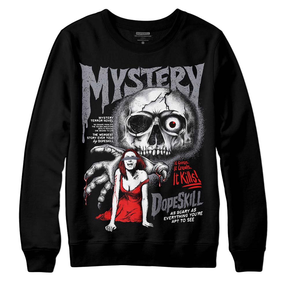 Jordan 14 Retro 'Stealth' DopeSkill Sweatshirt Mystery Ghostly Grasp Graphic Streetwear - Black