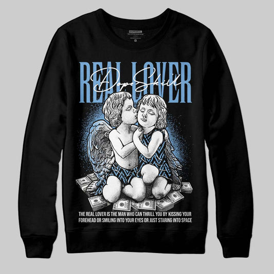 Jordan 12 Retro 'Melo' DopeSkill Sweatshirt Real Lover Graphic Streetwear - Black