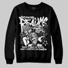 Dunk Low Panda White Black DopeSkill Sweatshirt Distorted Realms Graphic Streetwear - Black