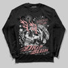 Harris Tweed x Wmns Dunk Low 'Black Phantom' DopeSkill Long Sleeve T-Shirt Drip Season Graphic Streetwear - Black