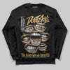 Jordan 12 Retro 'Taxi' 2025 DopeSkill Long Sleeve T-Shirt The Mouth With No Droughts Graphic Streetwear - Black