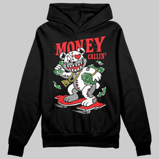 Black and White Sneakers DopeSkill Hoodie Sweatshirt Money Callin' Graphic Streetwear - Black
