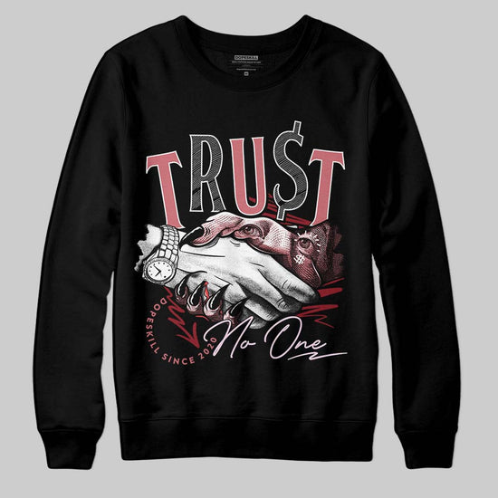 Valentine's Day Collection DopeSkill Sweatshirt Trust No One Graphic Streetwear - Black