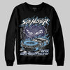 University Blue Sneakers DopeSkill Sweatshirt New Side Hustler Graphic Streetwear - black