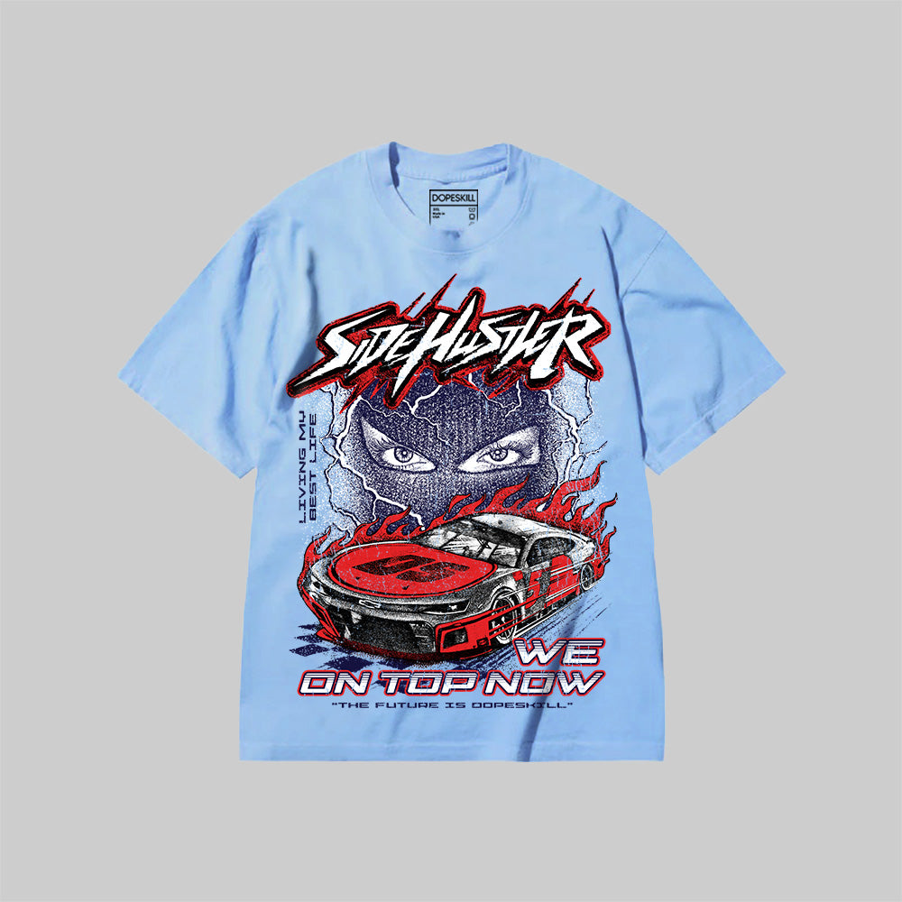 New Side Hustler DopeSkill Premium T-shirt Streetwear - Chambray