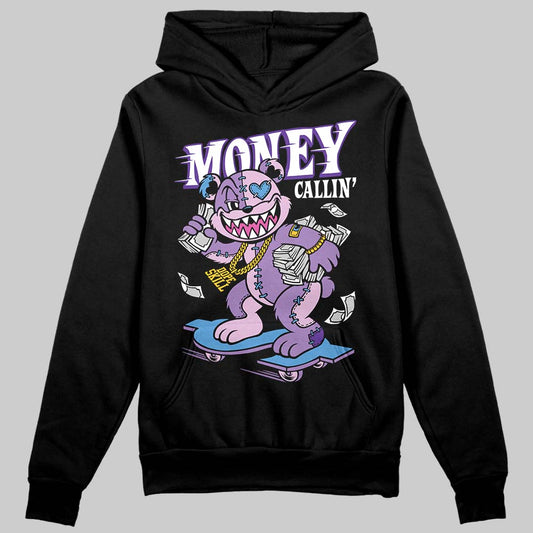 PURPLE Sneakers DopeSkill Hoodie Sweatshirt Money Callin' Graphic Streetwear - Black