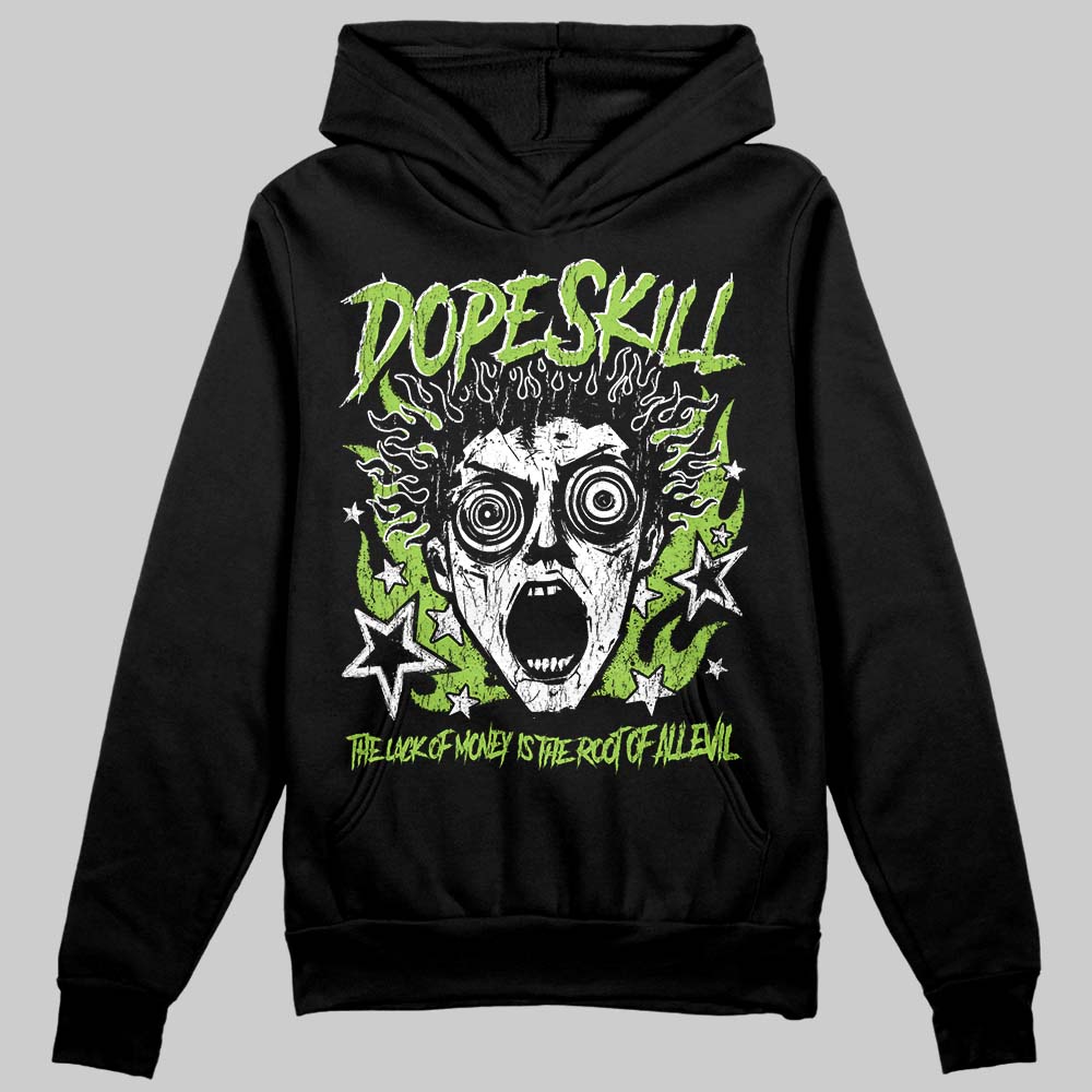 Neon Green Sneakers DopeSkill Hoodie Sweatshirt Root of Evil Graphic Streetwear - black