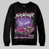 PURPLE Sneakers DopeSkill Sweatshirt New Side Hustler Graphic Streetwear - Black