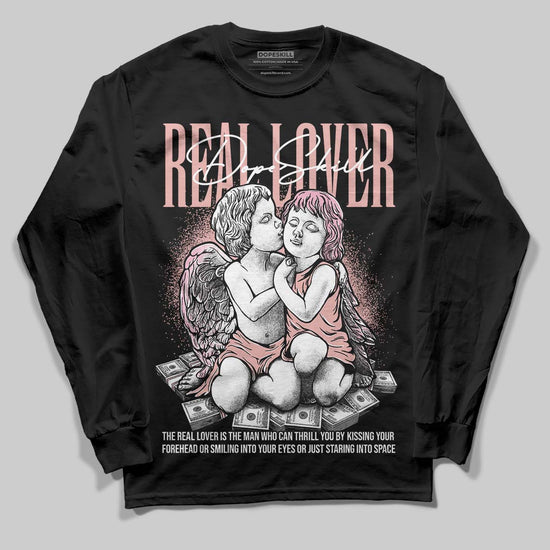 Jordan 1 Low OG “Rust Pink” DopeSkill Long Sleeve T-Shirt Real Lover Graphic Streetwear - black