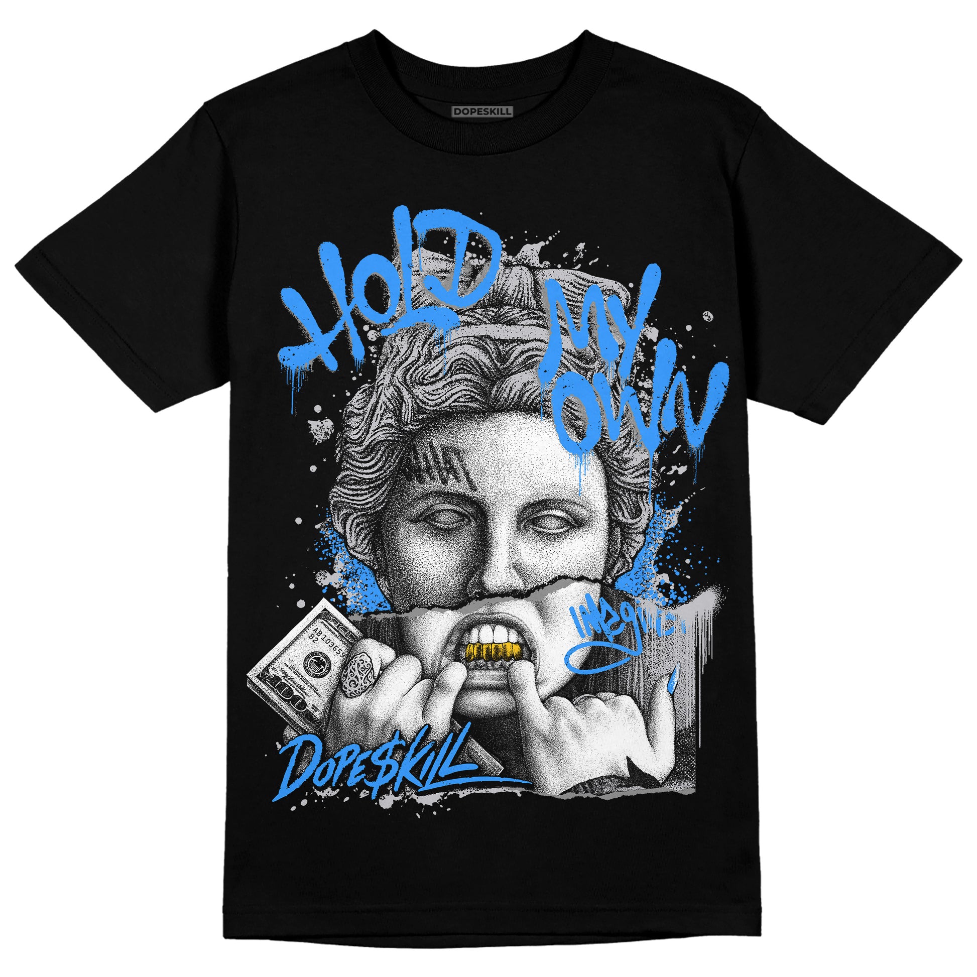 Jordan 11 Retro Low Cement Grey DopeSkill T-Shirt Hold My Own Graphic Streetwear - Black