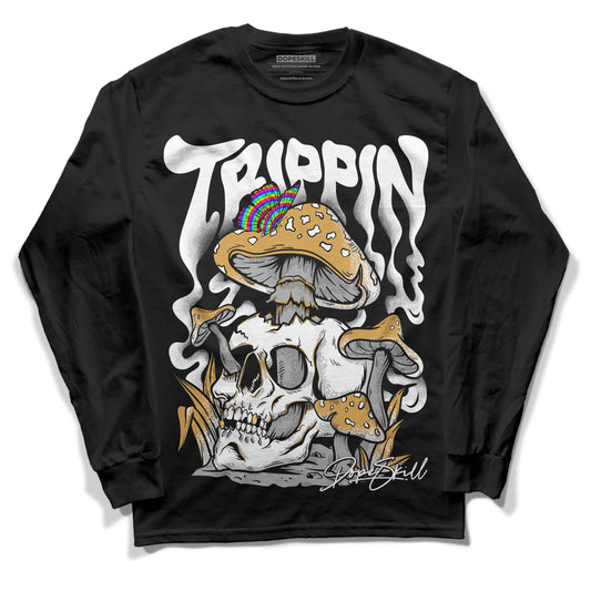 Jordan 11 "Gratitude" DopeSkill Long Sleeve T-Shirt Trippin Graphic Streetwear - Black
