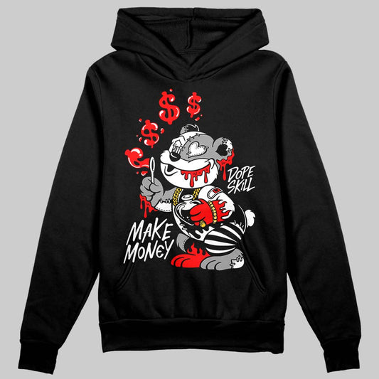 Black and White Sneakers DopeSkill Hoodie Sweatshirt Make Money Graphic Streetwear - Black
