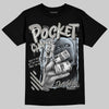 Jordan 9 Cool Grey DopeSkill T-Shirt Pocket Change Graphic Streetwear - Black