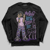 PURPLE Sneakers DopeSkill Long Sleeve T-Shirt My Grind Won't Let Me Lose Graphic Streetwear - Black