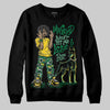 Green Sneakers DopeSkill Sweatshirt My Grind Won't Let Me Lose Graphic Streetwear - Black