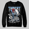 Jordan 12 Retro 'Melo' DopeSkill Sweatshirt Threat Graphic Streetwear - black