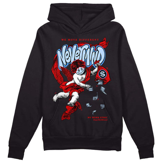 Jordan 11 Retro Cherry DopeSkill Hoodie Sweatshirt Nevermind Graphic Streetwear - Black