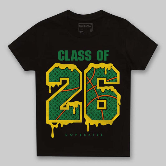 Green Sneakers DopeSkill Toddler Kids T-shirt 26 Drip Graphic Streetwear - Black