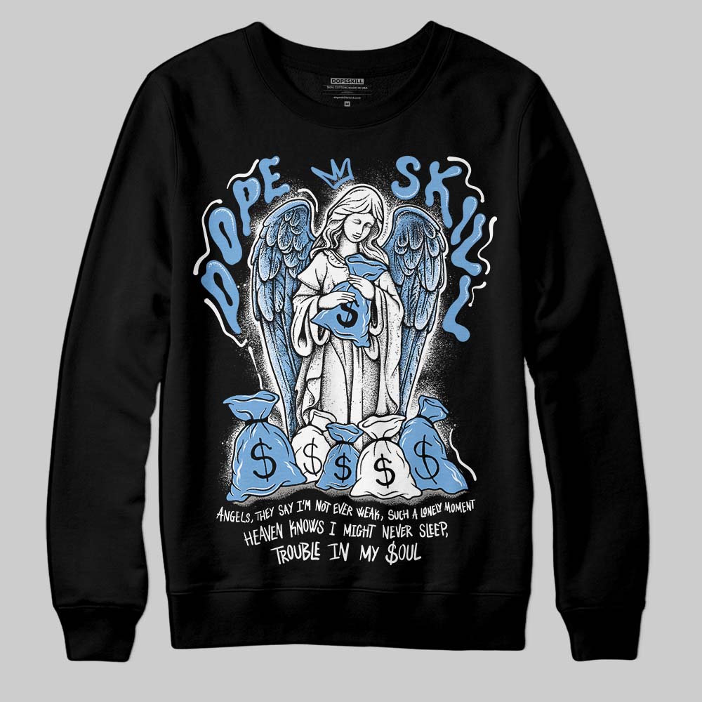 Jordan 12 Retro 'Melo' DopeSkill Sweatshirt Angels Graphic Streetwear - Black