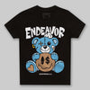 Jordan 4 Denim “Worn Blue” DopeSkill Toddler Kids T-shirt Endeavor Graphic Streetwear - Black