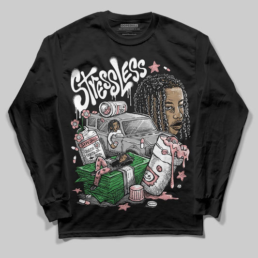 Harris Tweed x Wmns Dunk Low 'Black Phantom' DopeSkill Long Sleeve T-Shirt Stressless Graphic Streetwear - Black