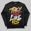 Jordan 12 Retro 'Taxi' 2025 DopeSkill Long Sleeve T-Shirt They Not Like Us Graphic Streetwear - Black