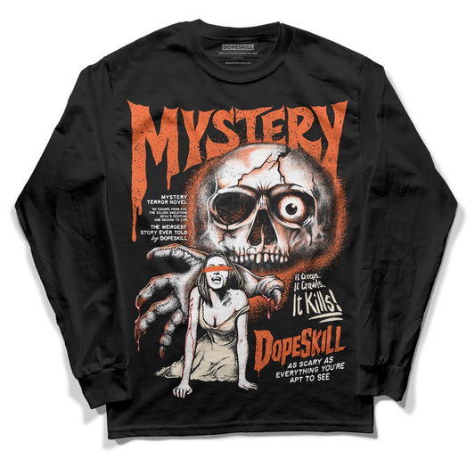 Jordan 3 Georgia Peach DopeSkill Long Sleeve T-Shirt Mystery Ghostly Grasp Graphic Streetwear - black