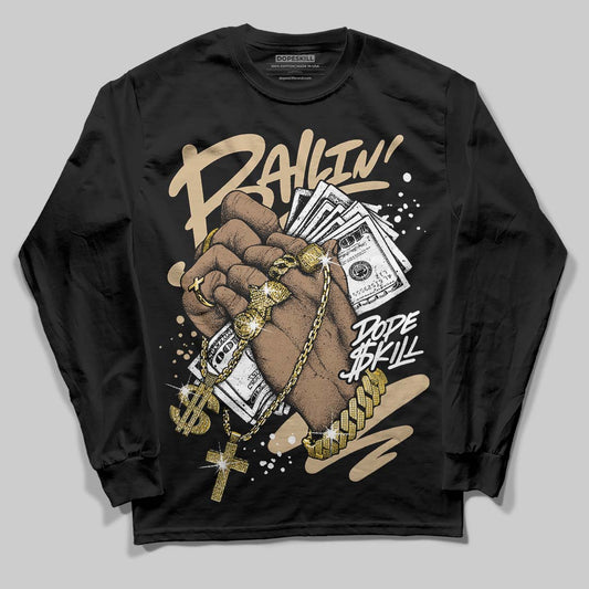 TAN Sneakers DopeSkill Long Sleeve T-Shirt Always Ballin' Graphic Streetwear - black