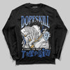 Awake NY x Jordan 5 Retro 'Black Racer Blue' DopeSkill Long Sleeve T-Shirt Sorry I've Been Trappin Graphic Streetwear - Black