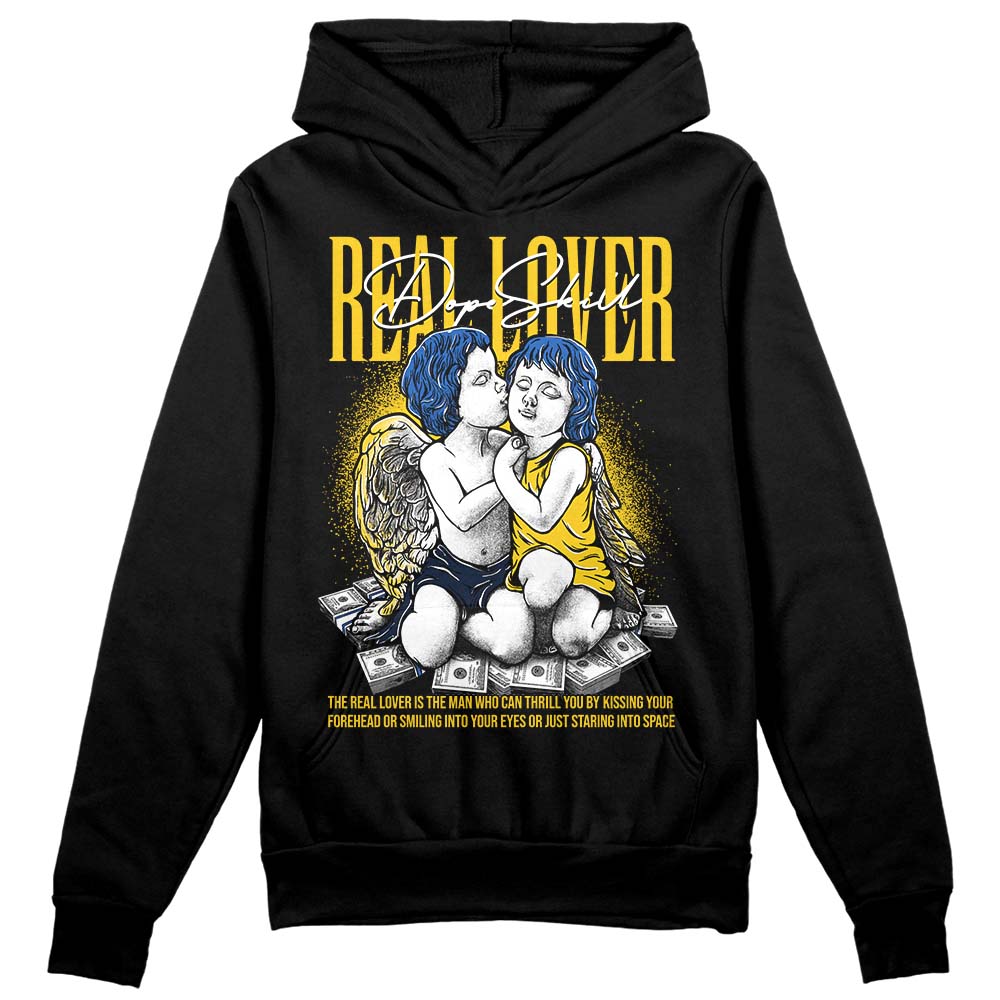 Dunk Low Vintage “Michigan” DopeSkill Hoodie Sweatshirt Real Lover Graphic Streetwear - Black