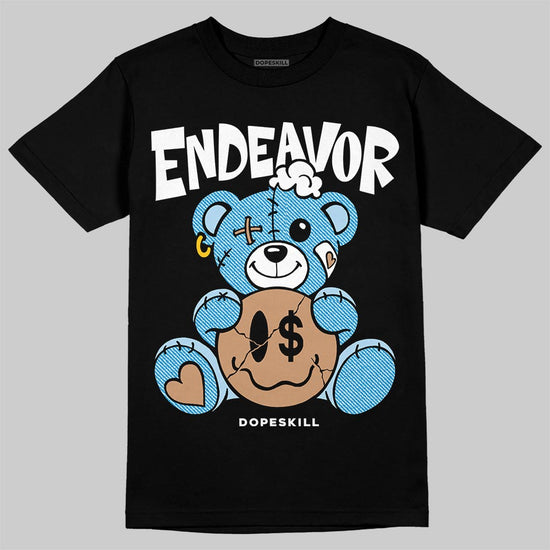 Jordan 4 Denim “Worn Blue” DopeSkill T-Shirt Endeavor Graphic Streetwear - black