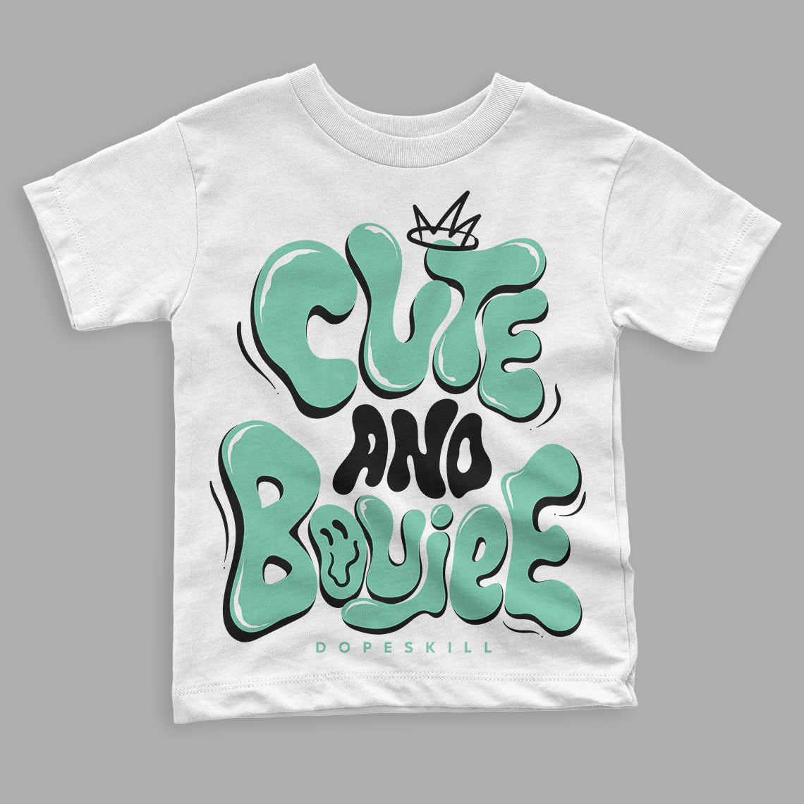 Jordan 3 "Green Glow" DopeSkill Toddler Kids T-shirt Cute and Boujee Graphic Streetwear - White