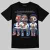 Jordan 3 "Midnight Navy" DopeSkill T-Shirt First Sunday Graphic Streetwear - Black