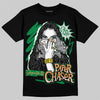 Nike SB x Jordan 4 “Pine Green” DopeSkill T-Shirt NPC Graphic Streetwear - Black
