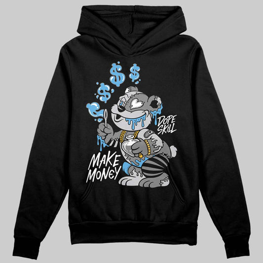 Grey Sneakers DopeSkill Hoodie Sweatshirt Make Money Graphic Streetwear - Black