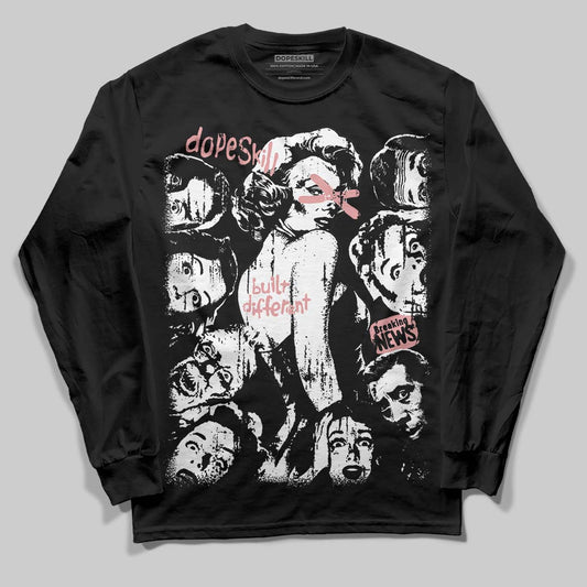 Harris Tweed x Wmns Dunk Low 'Black Phantom' DopeSkill Long Sleeve T-Shirt Built Different Graphic Streetwear - Black