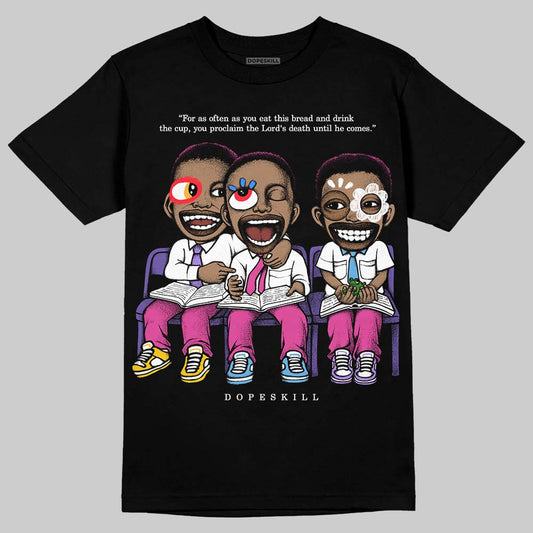 Dunk Low GS “Active Fuchsia” DopeSkill T-Shirt First Sunday Graphic Streetwear - Black