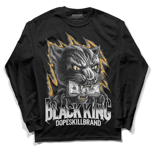 Jordan 11 "Gratitude" DopeSkill Long Sleeve T-Shirt Black King Graphic Streetwear - Black