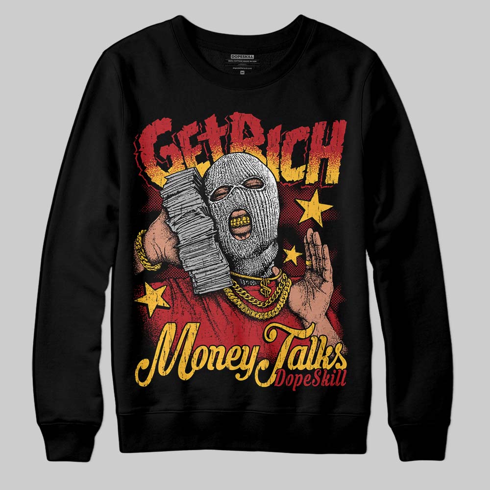 Jordan 14 Golf “Last Shot” DopeSkill Sweatshirt Get Rich Graphic Streetwear - Black