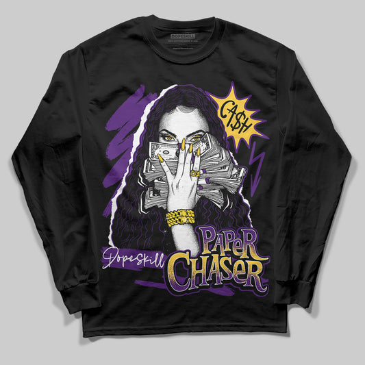 Jordan 12 “Field Purple” DopeSkill Long Sleeve T-Shirt NPC Graphic Streetwear - Black