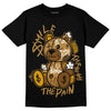 Jordan 13 Wheat 2023 DopeSkill T-Shirt Smile Through The Pain Graphic Streetwear - Black