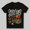 Grey Sneakers DopeSkill Toddler Kids T-shirt Study Hard Graphic Streetwear - Black