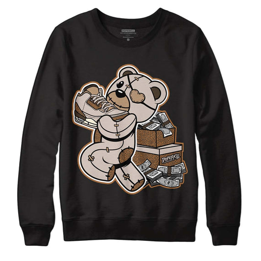 Jordan 3 Retro Palomino DopeSkill Sweatshirt Bear Steals Sneaker Graphic Streetwear - Black