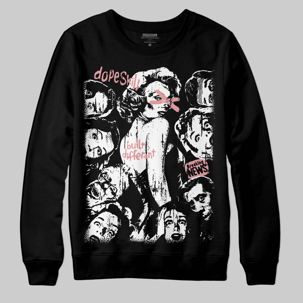 Harris Tweed x Wmns Dunk Low 'Black Phantom' DopeSkill Sweatshirt Built Different Graphic Streetwear - Black