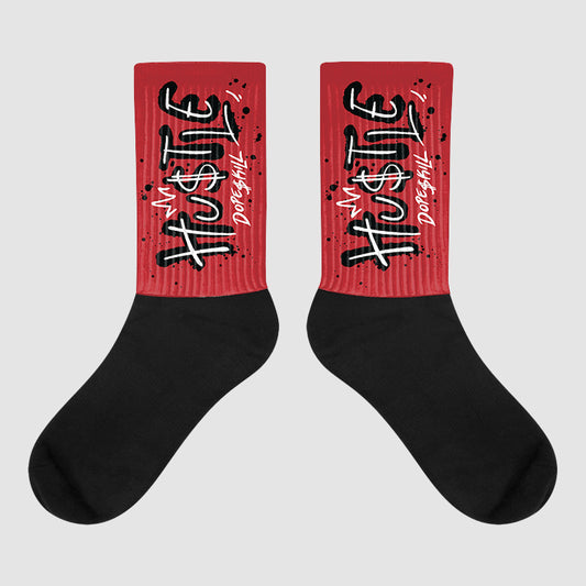 Flu Game 12s DopeSkill Sublimated Sock Hustle Graphic