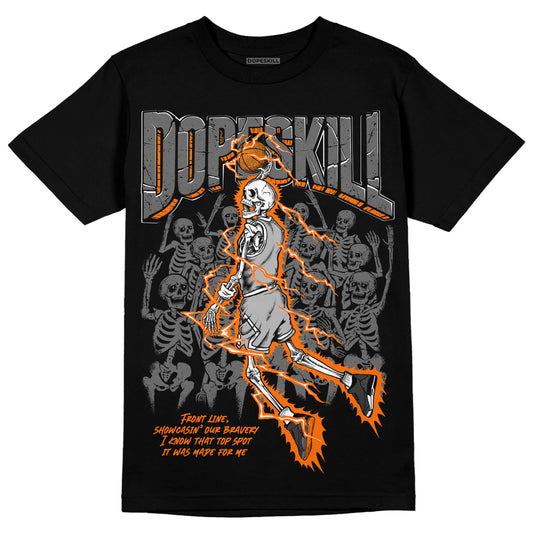 Jordan 3 Retro 'Fear Pack' DopeSkill T-Shirt Thunder Dunk Graphic Streetwear - Black