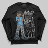 Grey Sneakers DopeSkill Long Sleeve T-Shirt My Grind Won't Let Me Lose Graphic Streetwear - Black