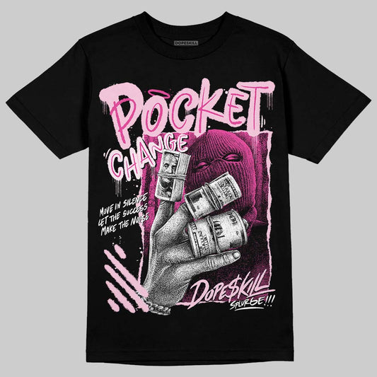 Dunk Low GS 'Triple Pink' DopeSkill T-Shirt Pocket Change Graphic Streetwear - Black