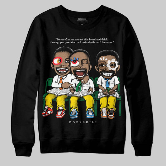 Dunk Low Reverse Brazil DopeSkill Sweatshirt First Sunday Graphic Streetwear - Black